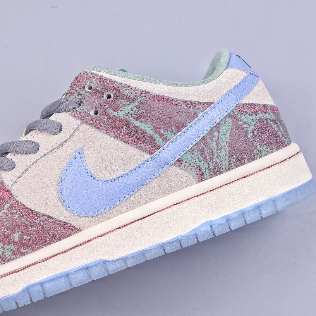 H Crenshaw Skate Club x Nike SB Dunk Low 白紫 FN4193-100