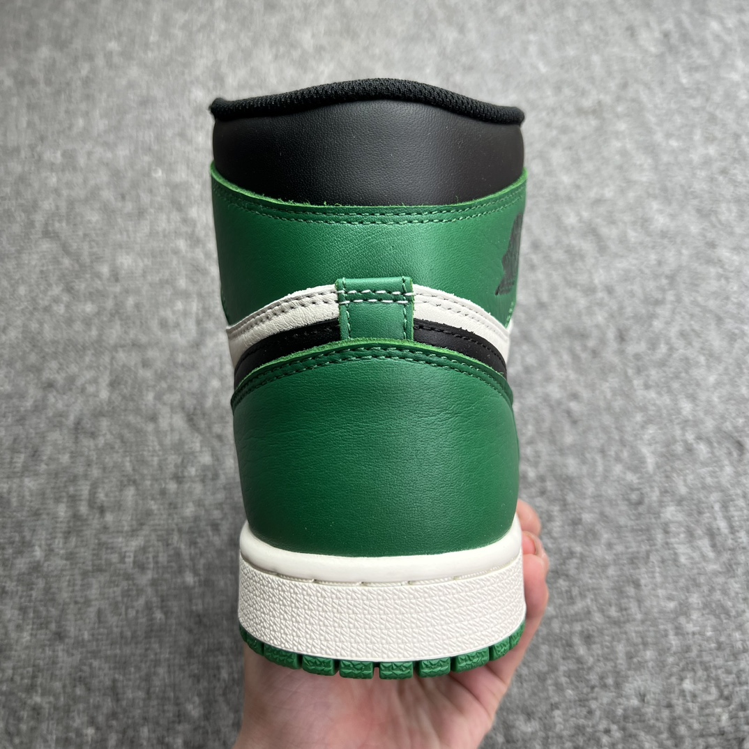 福利特价AirJordan1PineGreenAJ1乔1黑绿脚趾篮球鞋555088-302尺码36-47