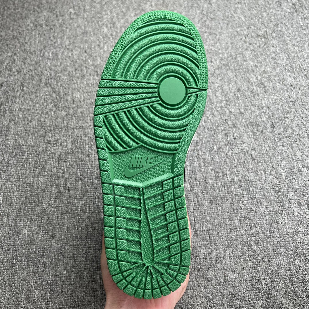 福利特价AirJordan1PineGreenAJ1乔1黑绿脚趾篮球鞋555088-302尺码36-47