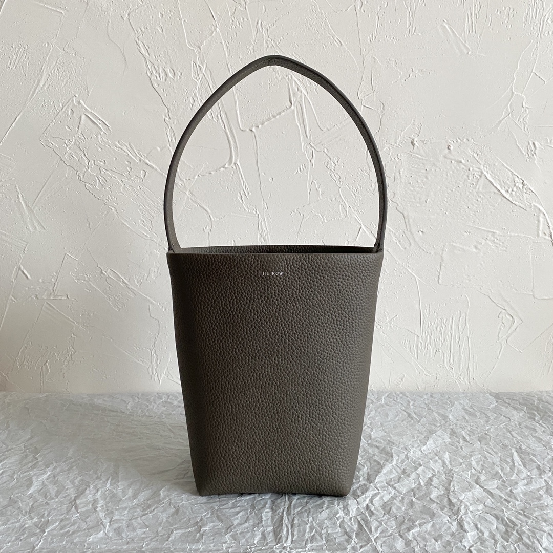 The Row Bucket Bag Elephant Grey Small Drawstring Shoulder