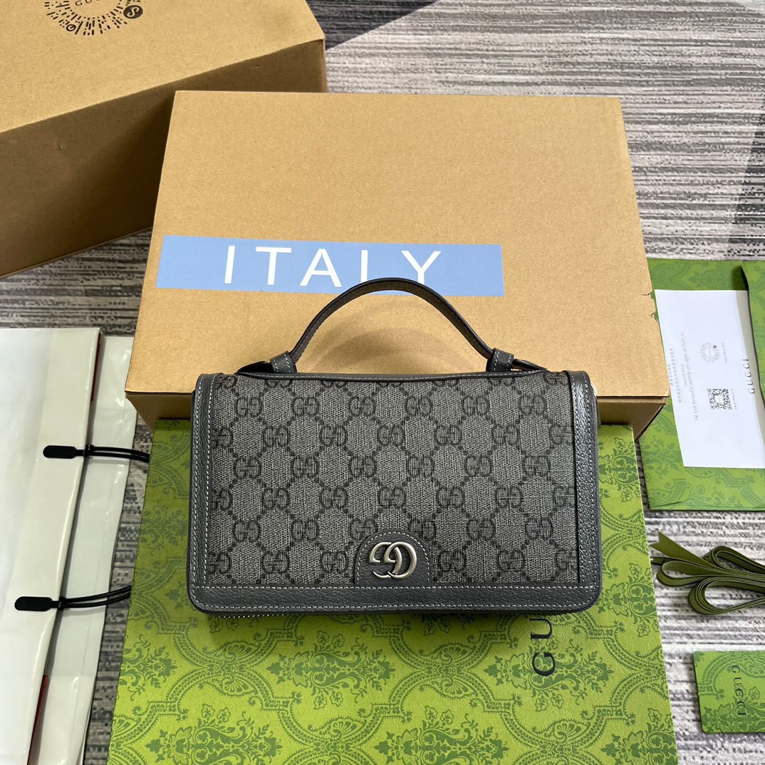GUCCI Ophidia коллекция дорожная сумка GG Supreme канвас PVC водоотталкивающая ткань оригинальная коровья кожа полированная фурнитура внутреннее отделение чехол для iPhone - высшее качество