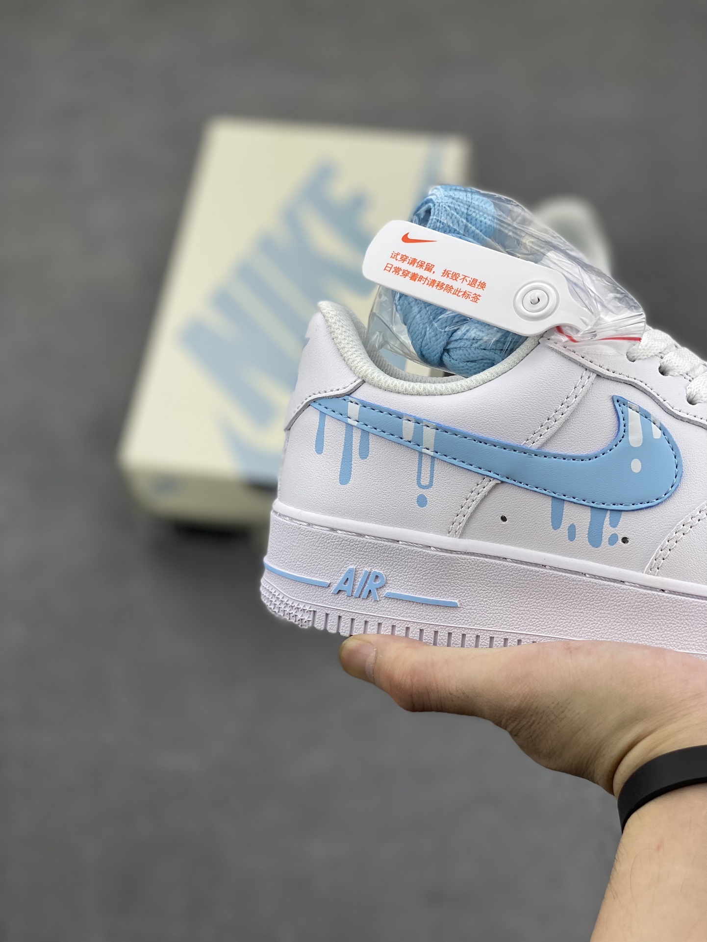 Nike Air Force 1 '07 Low White/Blue Sneakers CW2288-005 6 i1693036112 3786 4