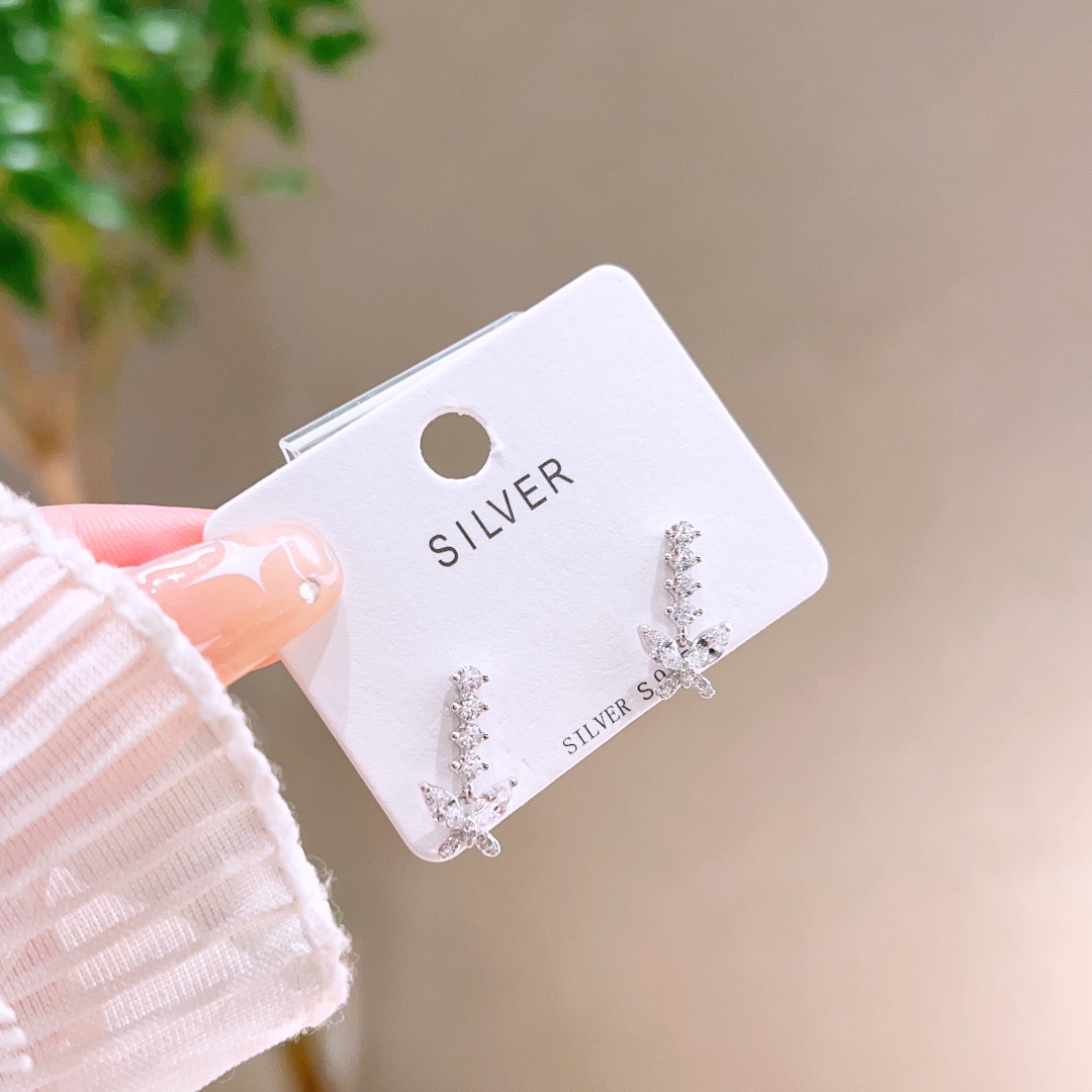 甘辛低アレルギー銀イヤリングゴールド 母の誕生日