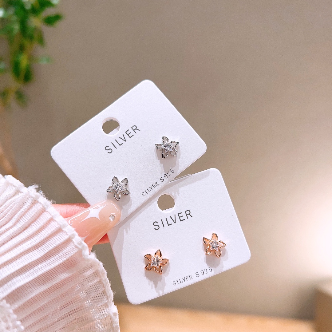 遊び心ニッケル無添加銀イヤリングシルバー 春節