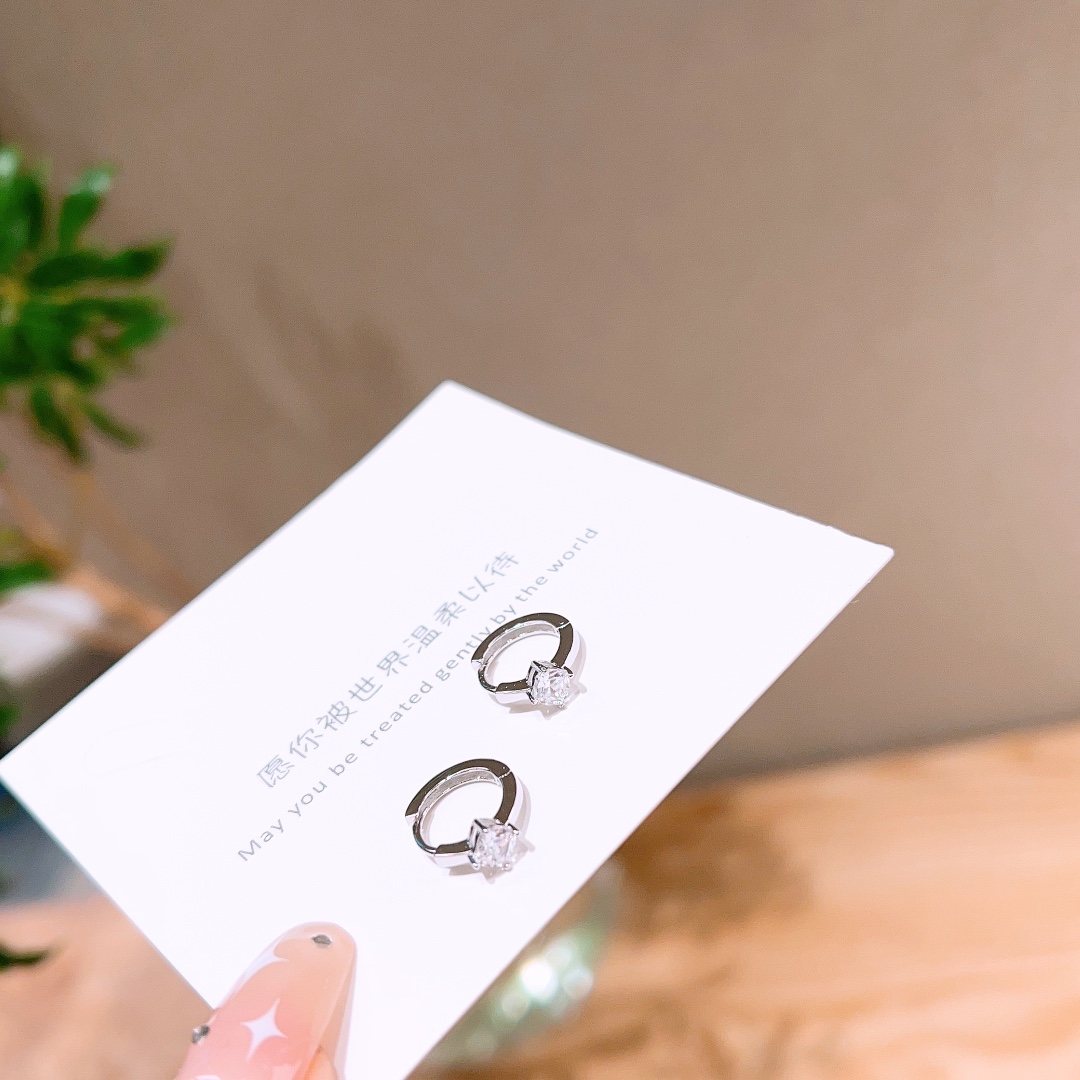 Solid Silver Ear Cuffs Dainty Workplace Silver