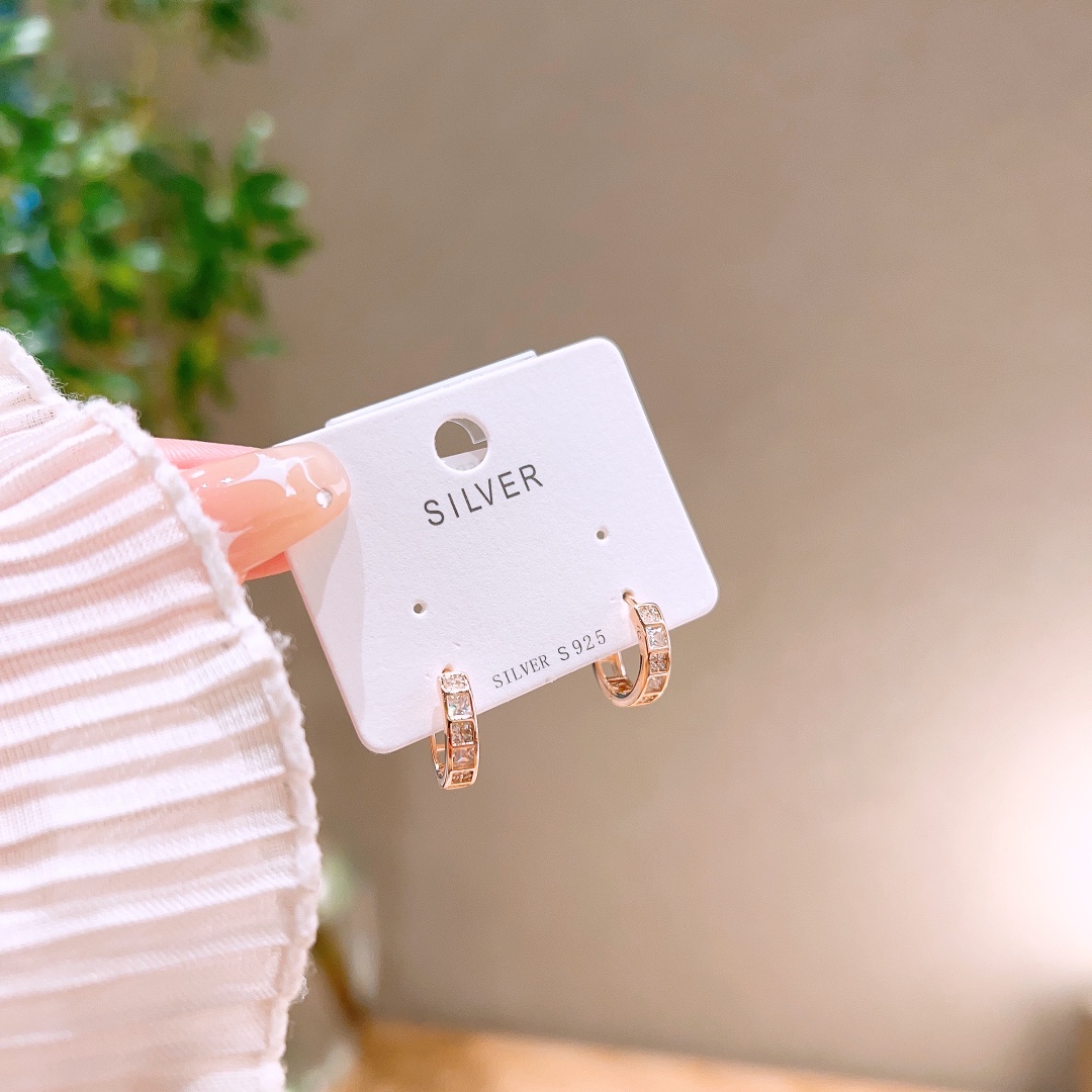 Fine Silver Ear Cuffs Minimalist Wedding Gold