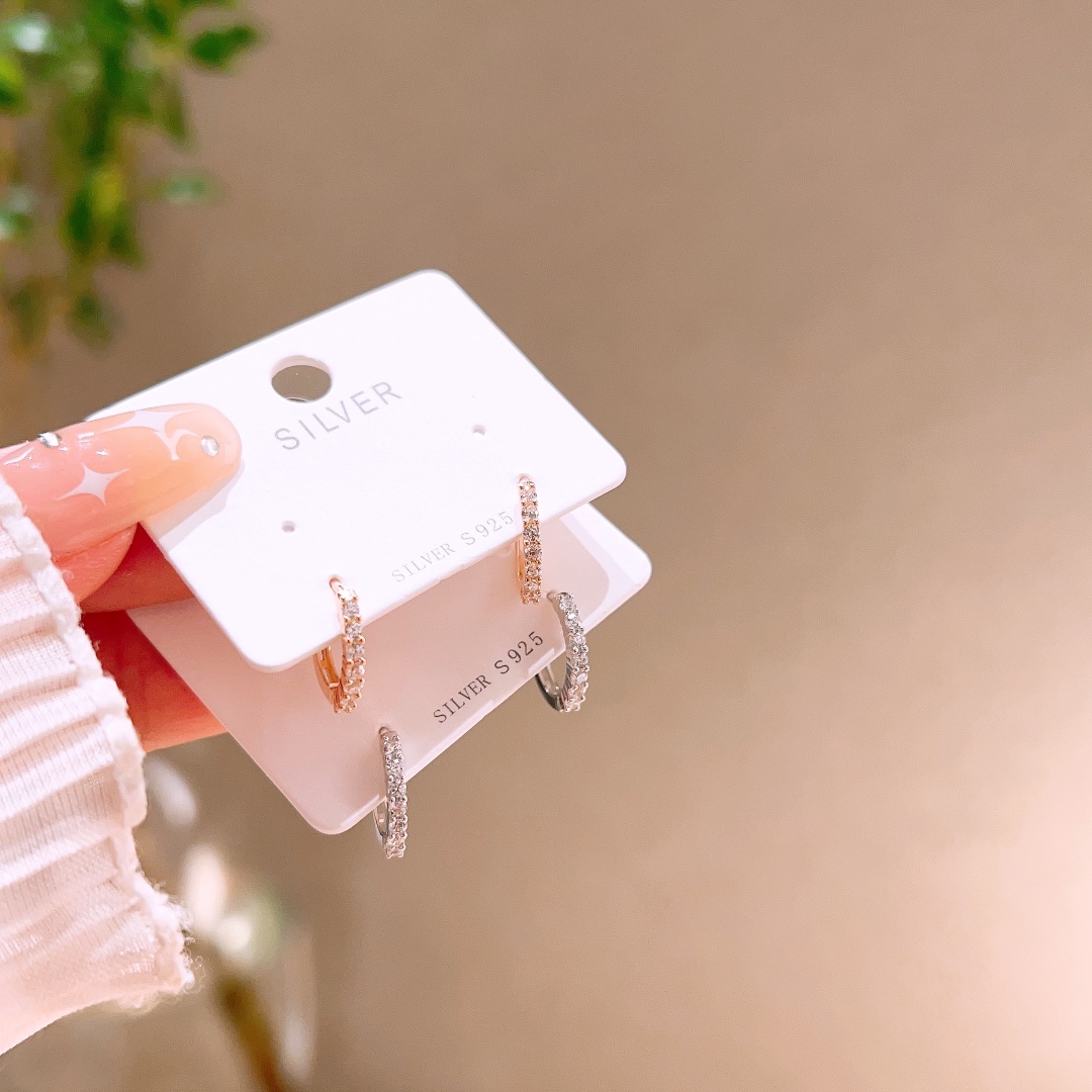 S925 Sterling Silver Ear Cuffs Vintage Engagement Silver