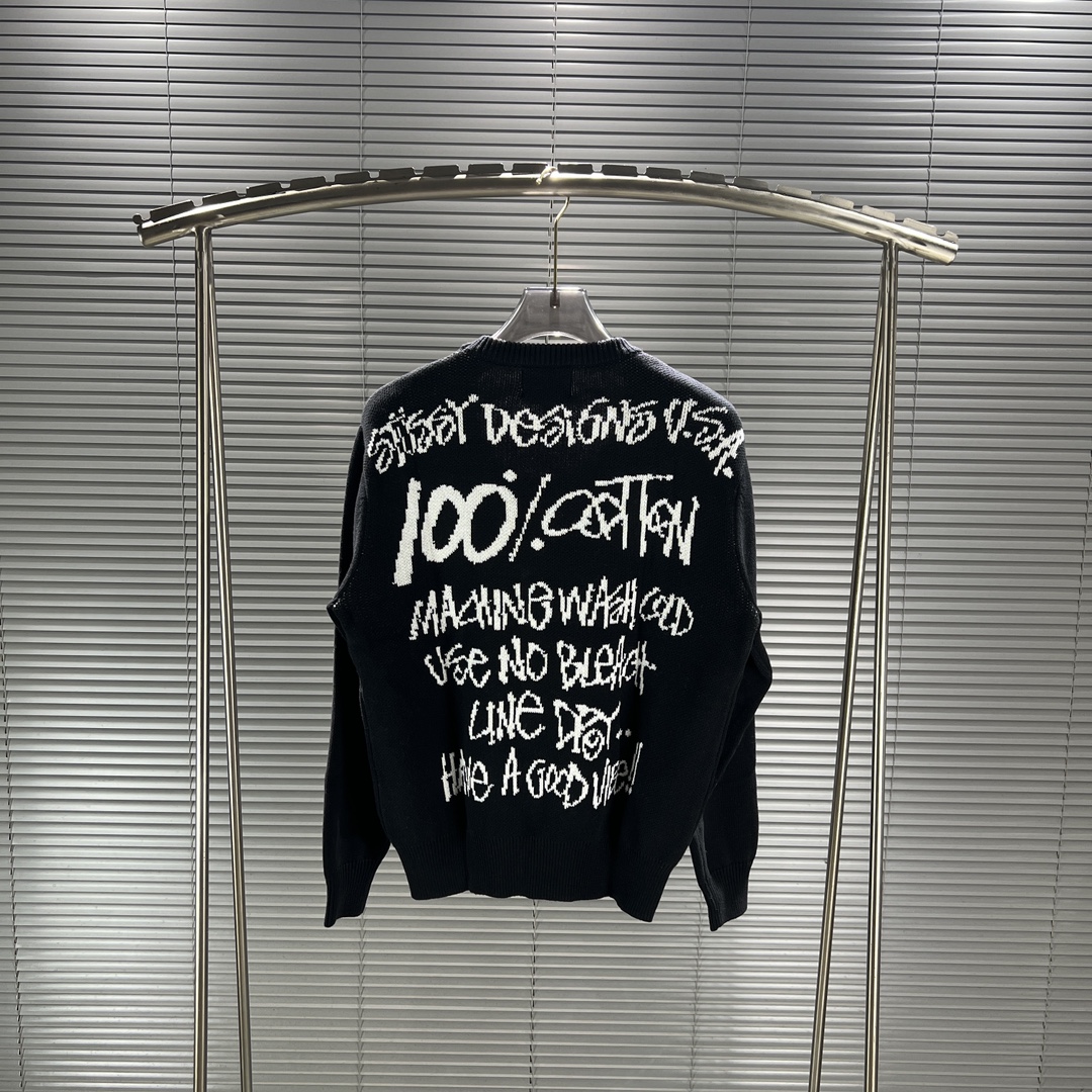 Stussy FW22 Collection: Hand-Knitted Sweaters and Street Style T-Shirts - 图片 3