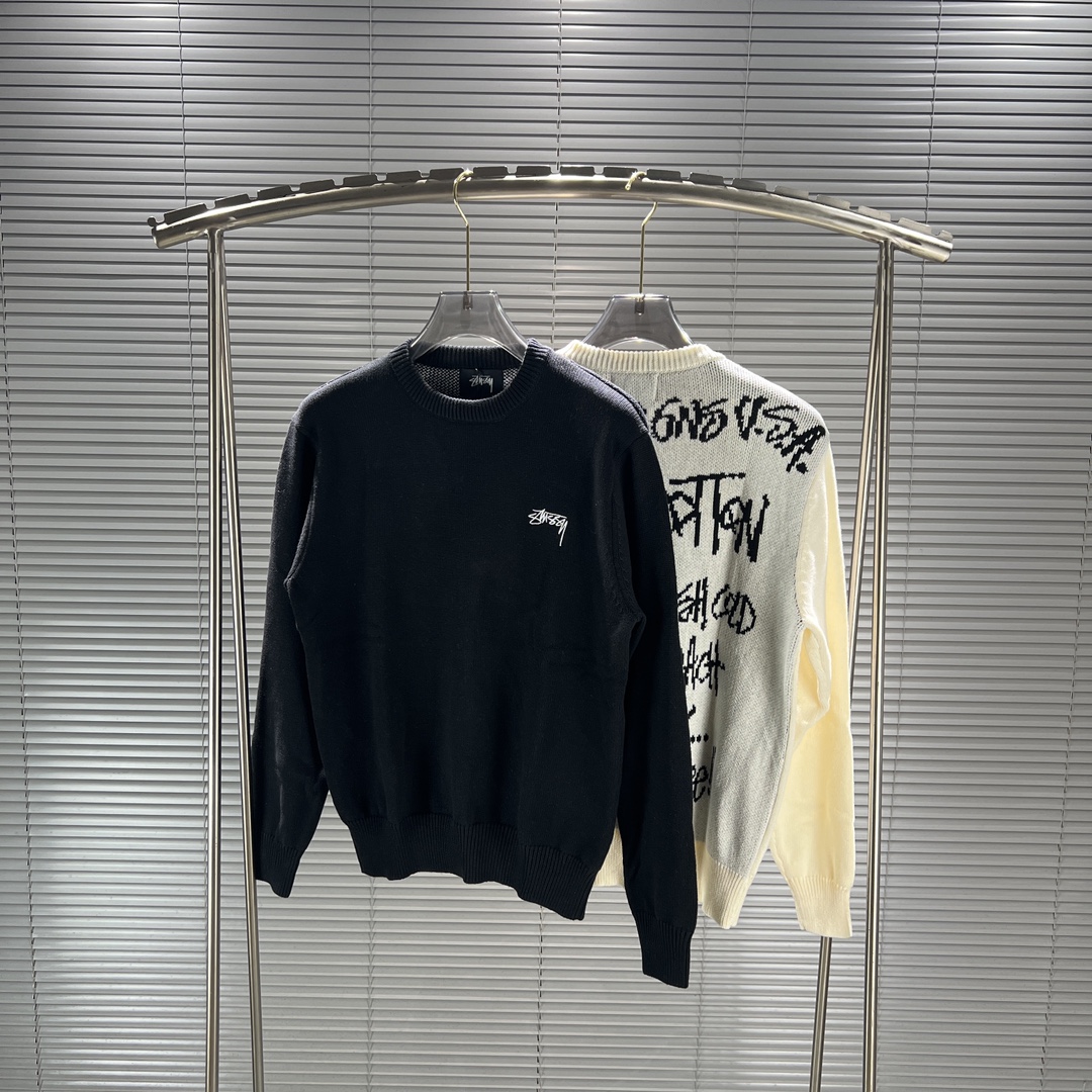Stussy FW22 Collection: Hand-Knitted Sweaters and Street Style T-Shirts