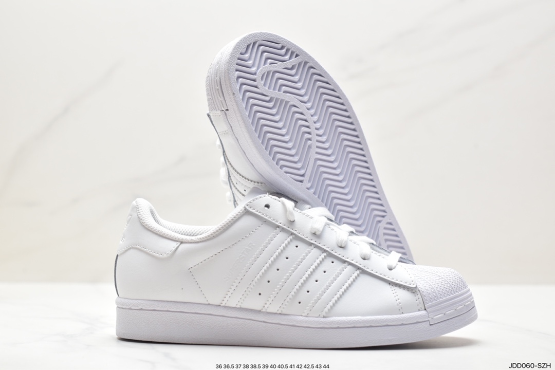 Adidas Originals Superstar ”Sail/Green/Lace” shell toe series low-top sneakers EG4960