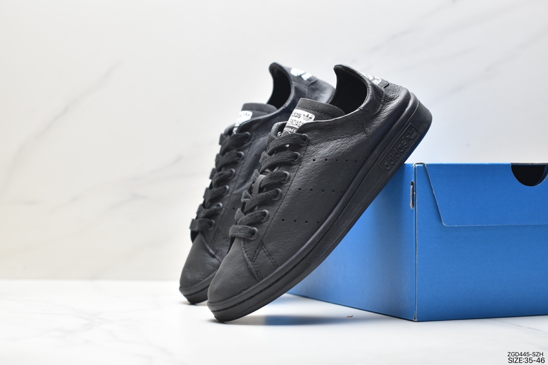 [Good version] Balenciaga x Adidas Originals StanSmith Paris Balenciaga joint Smith distressed style sneakers HP6784