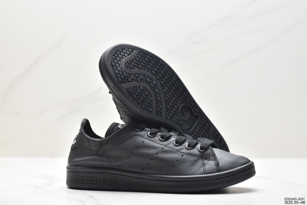 [Good version] Balenciaga x Adidas Originals StanSmith Paris Balenciaga joint Smith distressed style sneakers HP6784