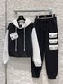 Fendi Clothing Hoodies Pants & Trousers Black White Vintage Hooded Top