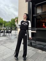Cheap Wholesale
 MiuMiu Clothing Two Piece Outfits & Matching Sets Black White Fall/Winter Collection Casual