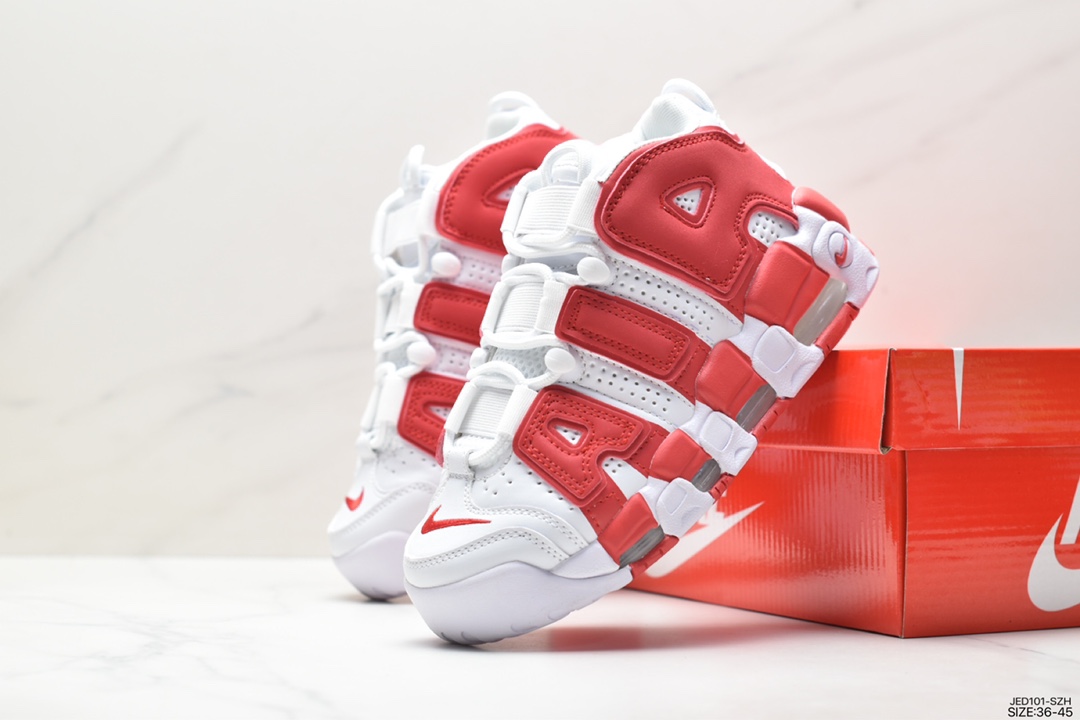 Nike WMNS Air More Uptempo GS ”Barely Green 0” Pippen's first basketball shoe, Team USA colorway