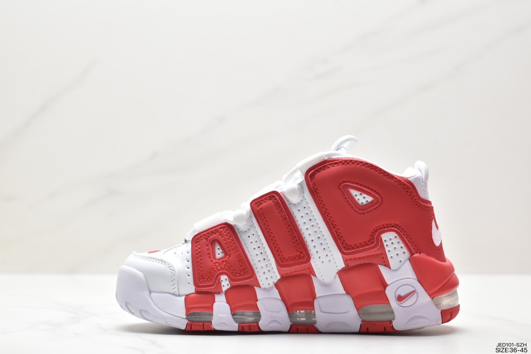 Nike WMNS Air More Uptempo GS ”Barely Green 0” Pippen's first basketball shoe, Team USA colorway