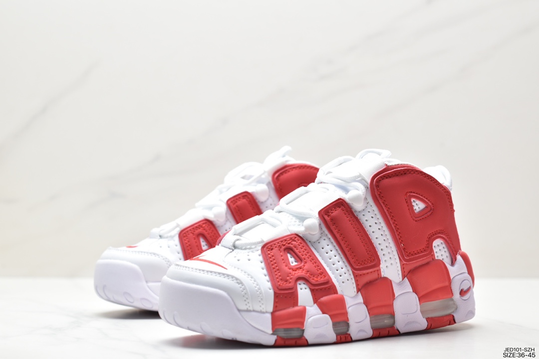 Nike WMNS Air More Uptempo GS ”Barely Green 0” Pippen's first basketball shoe, Team USA colorway