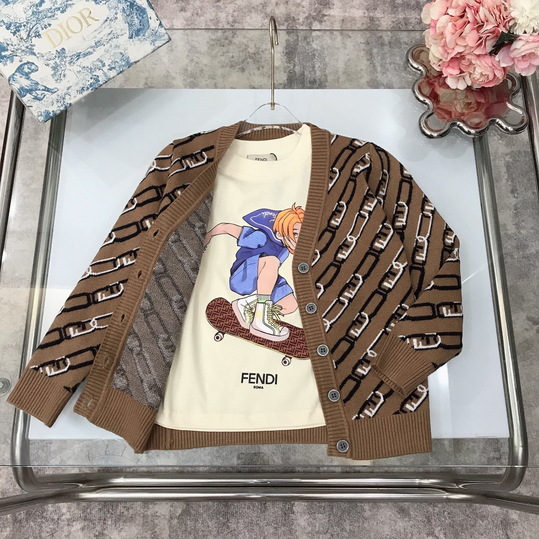 2023/SS FEND Final Series: New Sweater Sets with Double-FF Logo Knitting - 图片 6