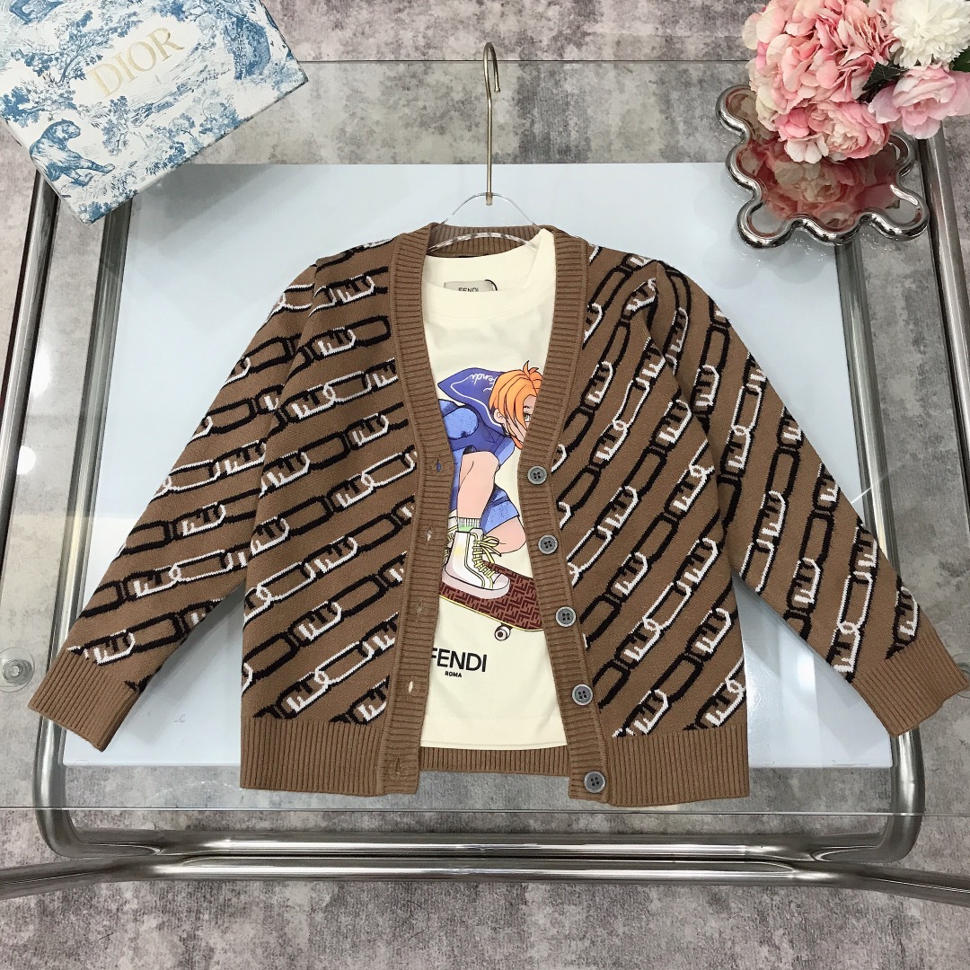 2023/SS FEND Final Series: New Sweater Sets with Double-FF Logo Knitting - 图片 5