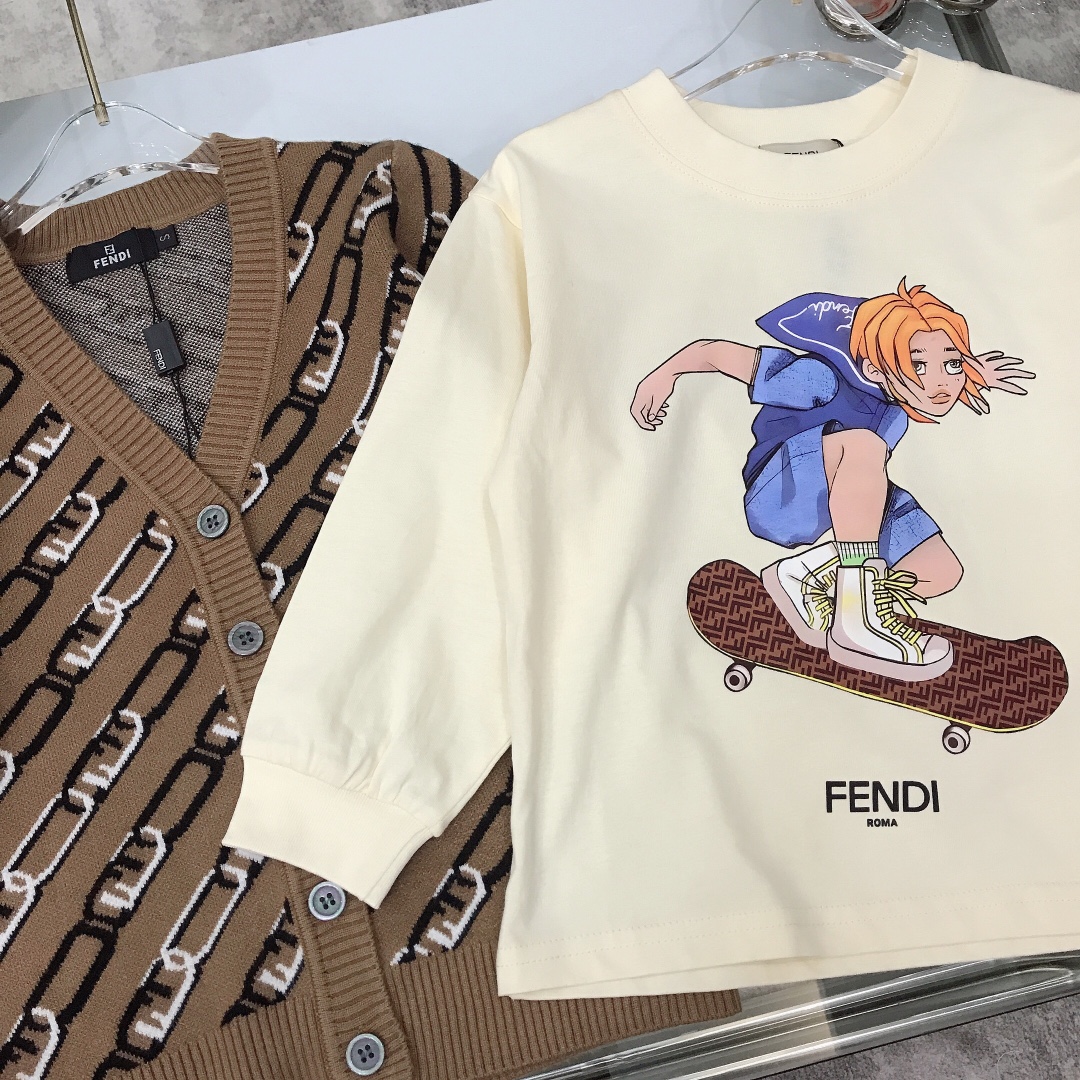 2023/SS FEND Final Series: New Sweater Sets with Double-FF Logo Knitting - 图片 7