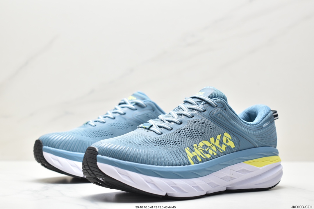 160 HOKA ONE ONE Bondi 7 余文乐同款 机能缓震跑鞋