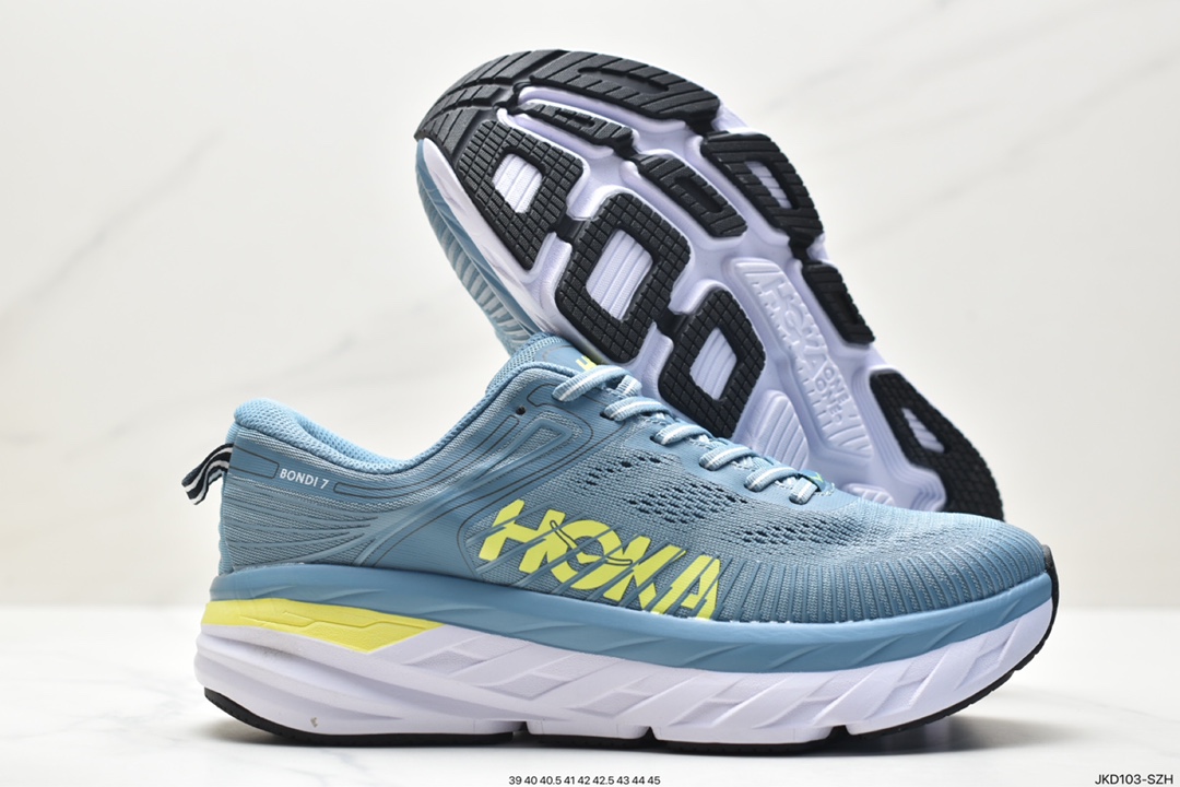 160 HOKA ONE ONE Bondi 7 余文乐同款 机能缓震跑鞋