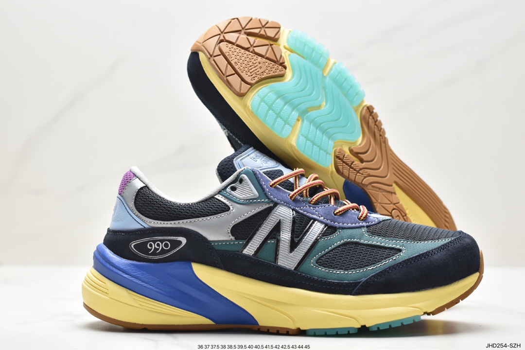 190 新配色 New Balance M990SS6 新百伦NB990V6 黑灰第六代总统复古慢跑鞋 M990AC6