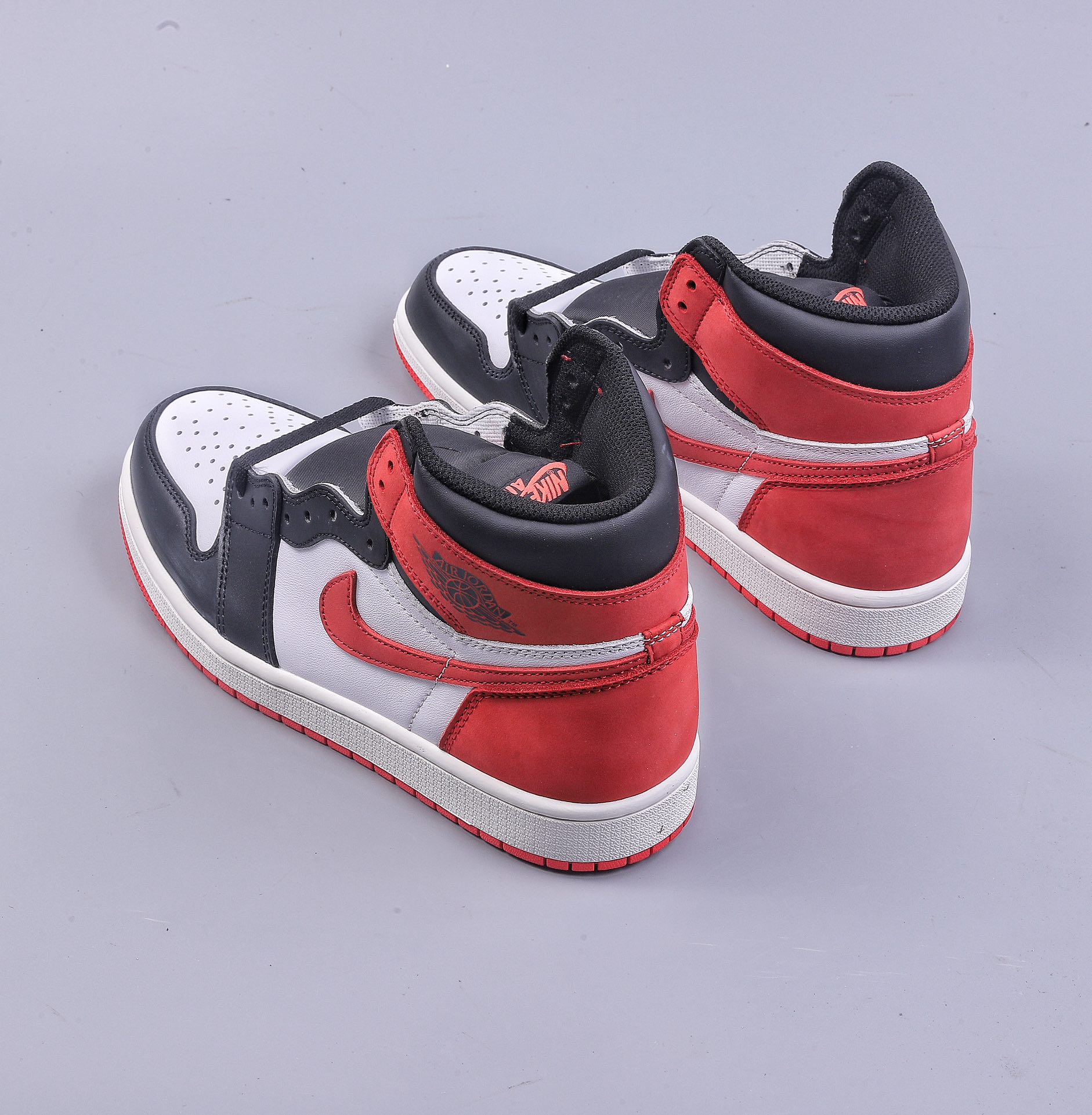 外贸版 Air Jordan AJ1 Retro High 六冠王黑红脚趾 555088-112