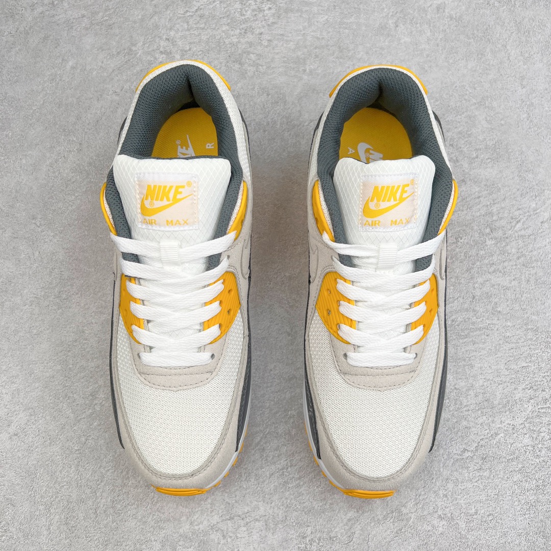 图片[2]-＃MX版 NK Air MAX 90 气垫复古减震跑步鞋 DM0029-103 经典重温 独家陆续补货 外单专供大厂出品 品质稳定 一百余色 终端操作 Air Max 90于1990年推出 来自Air Max系列 在Air Max 1的基础上改进而得 增加了气垫面积 外型上也更为流线 最特別的就是加入了菱纹塑胶嵌板 为Air Max 90增添了许多潮流气息 皮革鞋面 造就出色耐穿性和支撑力 Max Air缓震配置搭配泡棉中底 令Air Max 90轻盈而舒适 华夫格橡胶外底 铸就Air Max 90非凡的抓地力 而Air Max 90不仅是一双跑鞋 它成功跨越了时间的演进 成为了球鞋文化与潮流圈中最熟为人知的鞋款之一 尺码：36 36.5 37.5 38 38.5 39 40 40.5 41 42 42.5 43 44 44.5 45-选品中心