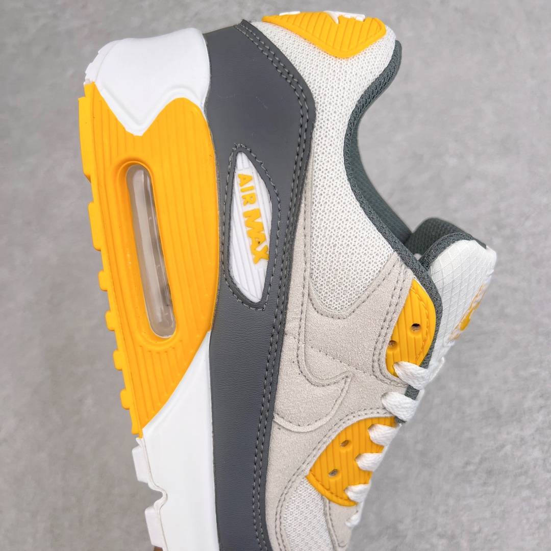 图片[6]-＃MX版 NK Air MAX 90 气垫复古减震跑步鞋 DM0029-103 经典重温 独家陆续补货 外单专供大厂出品 品质稳定 一百余色 终端操作 Air Max 90于1990年推出 来自Air Max系列 在Air Max 1的基础上改进而得 增加了气垫面积 外型上也更为流线 最特別的就是加入了菱纹塑胶嵌板 为Air Max 90增添了许多潮流气息 皮革鞋面 造就出色耐穿性和支撑力 Max Air缓震配置搭配泡棉中底 令Air Max 90轻盈而舒适 华夫格橡胶外底 铸就Air Max 90非凡的抓地力 而Air Max 90不仅是一双跑鞋 它成功跨越了时间的演进 成为了球鞋文化与潮流圈中最熟为人知的鞋款之一 尺码：36 36.5 37.5 38 38.5 39 40 40.5 41 42 42.5 43 44 44.5 45-选品中心