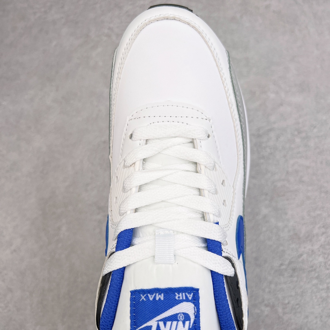 图片[4]-＃MX版 NK Air MAX 90 气垫复古减震跑步鞋 FN6843-100 经典重温 独家陆续补货 外单专供大厂出品 品质稳定 一百余色 终端操作 Air Max 90于1990年推出 来自Air Max系列 在Air Max 1的基础上改进而得 增加了气垫面积 外型上也更为流线 最特別的就是加入了菱纹塑胶嵌板 为Air Max 90增添了许多潮流气息 皮革鞋面 造就出色耐穿性和支撑力 Max Air缓震配置搭配泡棉中底 令Air Max 90轻盈而舒适 华夫格橡胶外底 铸就Air Max 90非凡的抓地力 而Air Max 90不仅是一双跑鞋 它成功跨越了时间的演进 成为了球鞋文化与潮流圈中最熟为人知的鞋款之一 尺码：36 36.5 37.5 38 38.5 39 40 40.5 41 42 42.5 43 44 44.5 45-选品中心