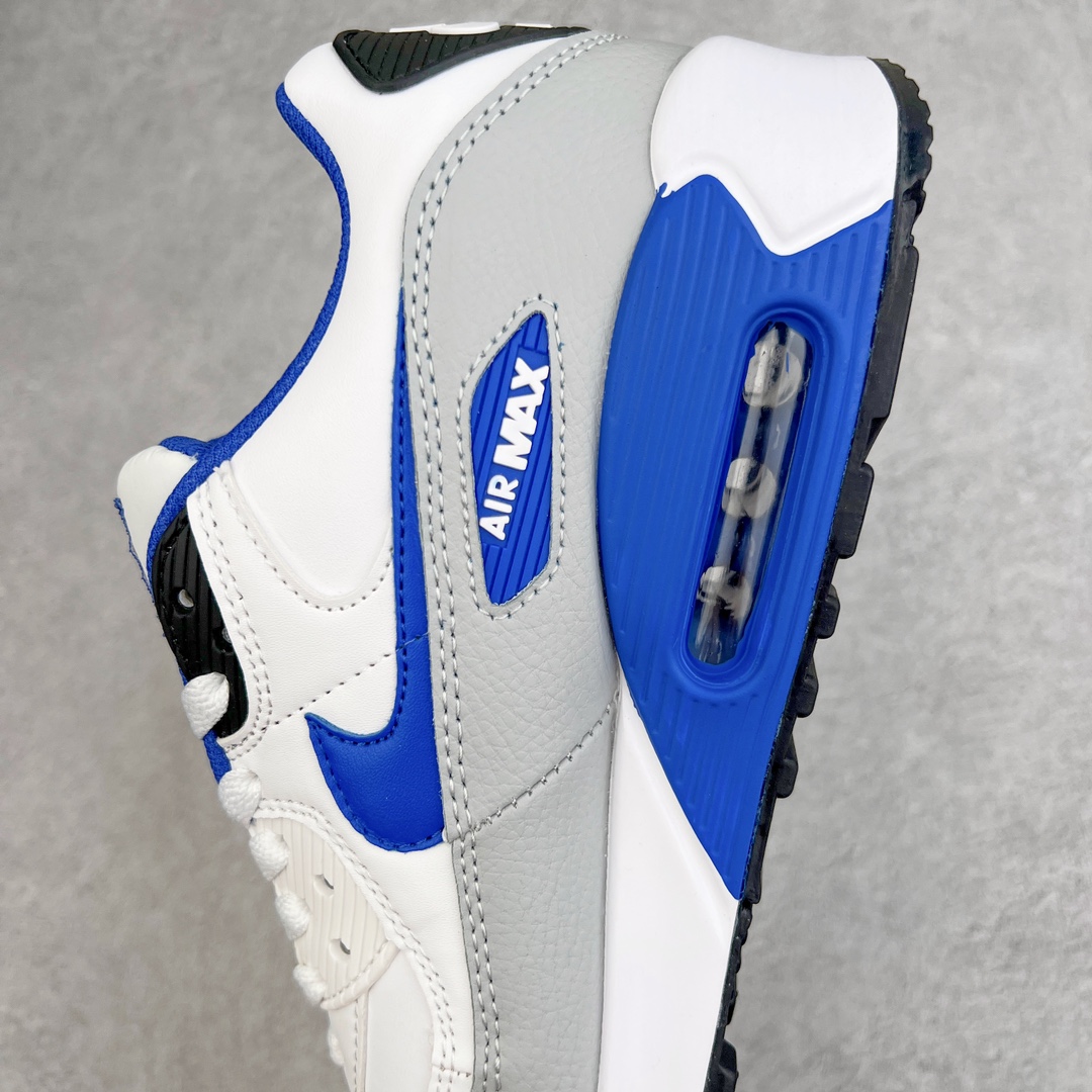 图片[7]-＃MX版 NK Air MAX 90 气垫复古减震跑步鞋 FN6843-100 经典重温 独家陆续补货 外单专供大厂出品 品质稳定 一百余色 终端操作 Air Max 90于1990年推出 来自Air Max系列 在Air Max 1的基础上改进而得 增加了气垫面积 外型上也更为流线 最特別的就是加入了菱纹塑胶嵌板 为Air Max 90增添了许多潮流气息 皮革鞋面 造就出色耐穿性和支撑力 Max Air缓震配置搭配泡棉中底 令Air Max 90轻盈而舒适 华夫格橡胶外底 铸就Air Max 90非凡的抓地力 而Air Max 90不仅是一双跑鞋 它成功跨越了时间的演进 成为了球鞋文化与潮流圈中最熟为人知的鞋款之一 尺码：36 36.5 37.5 38 38.5 39 40 40.5 41 42 42.5 43 44 44.5 45-选品中心