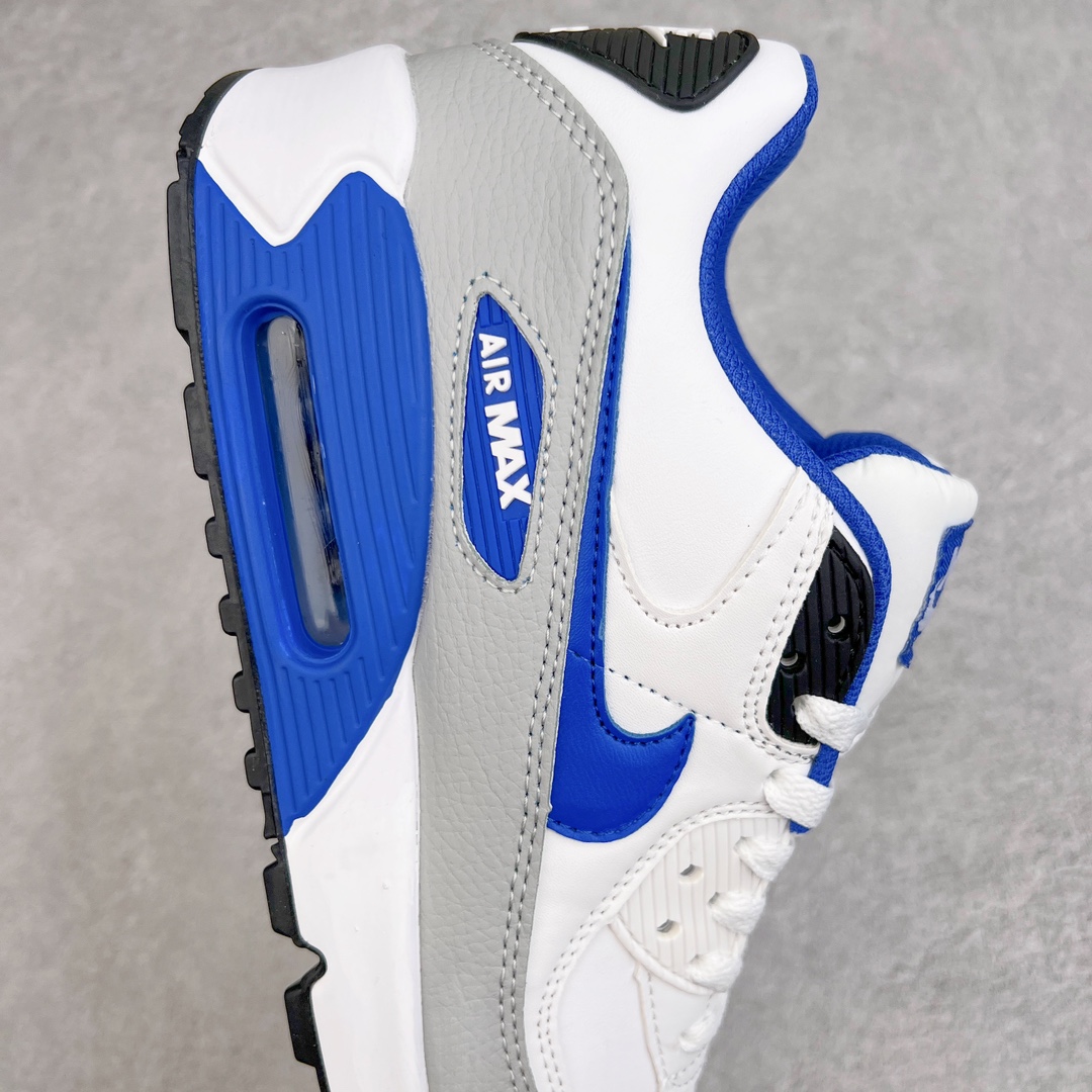 图片[6]-＃MX版 NK Air MAX 90 气垫复古减震跑步鞋 FN6843-100 经典重温 独家陆续补货 外单专供大厂出品 品质稳定 一百余色 终端操作 Air Max 90于1990年推出 来自Air Max系列 在Air Max 1的基础上改进而得 增加了气垫面积 外型上也更为流线 最特別的就是加入了菱纹塑胶嵌板 为Air Max 90增添了许多潮流气息 皮革鞋面 造就出色耐穿性和支撑力 Max Air缓震配置搭配泡棉中底 令Air Max 90轻盈而舒适 华夫格橡胶外底 铸就Air Max 90非凡的抓地力 而Air Max 90不仅是一双跑鞋 它成功跨越了时间的演进 成为了球鞋文化与潮流圈中最熟为人知的鞋款之一 尺码：36 36.5 37.5 38 38.5 39 40 40.5 41 42 42.5 43 44 44.5 45-选品中心
