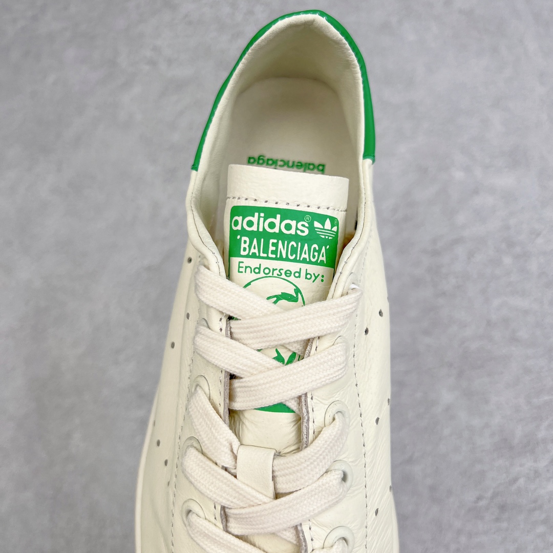 图片[5]-💰160 ＃纯原福利‼Balenciaga x Adidas Originals StanSmith 巴黎世家阿迪达斯联名款史密斯做旧风运动鞋 设计简洁 其流线鞋头设计和疏孔三间成为全球的时尚指标 这种皮革运动鞋配备饰有三叶标志的鞋踭垫 皮革衬里缔造舒适的穿着体验 尺码 35 36 37 38 39 40 41 42 43 44 45 编码：Xby2936030-运动鞋