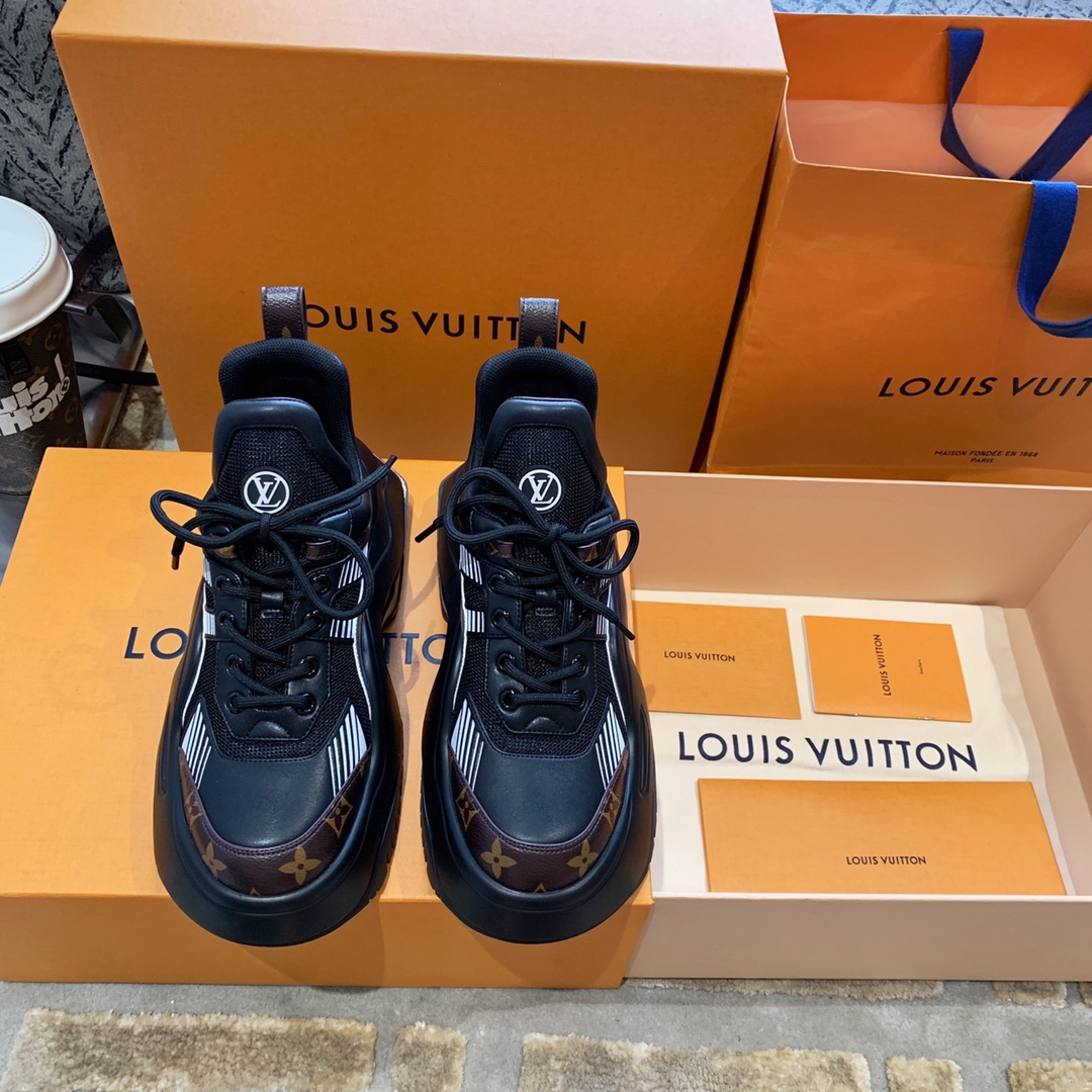 Louis Vuitton Shoes Sneakers Cowhide TPU Fall Collection Fashion
