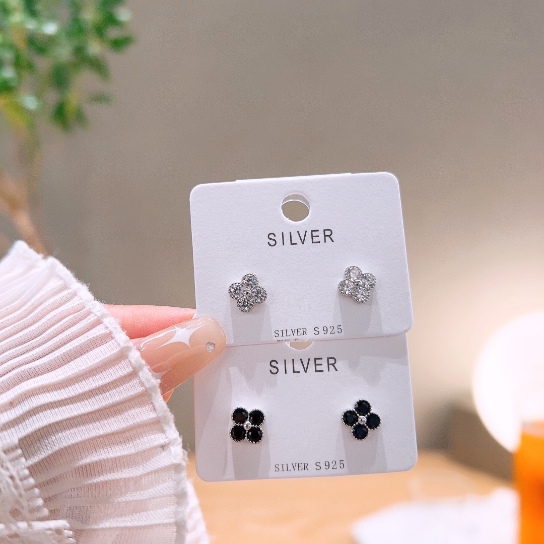 Hypoallergenes Silber Ohrringe Weich Arbeitsplatz Silber