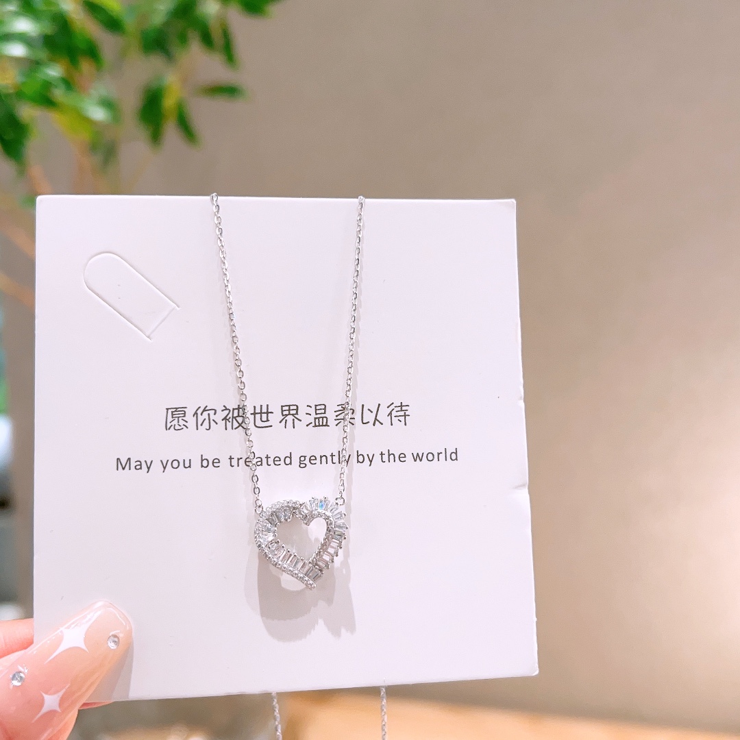 S925 Sterlingsilber Kette Präzision Für mich selbst Silber