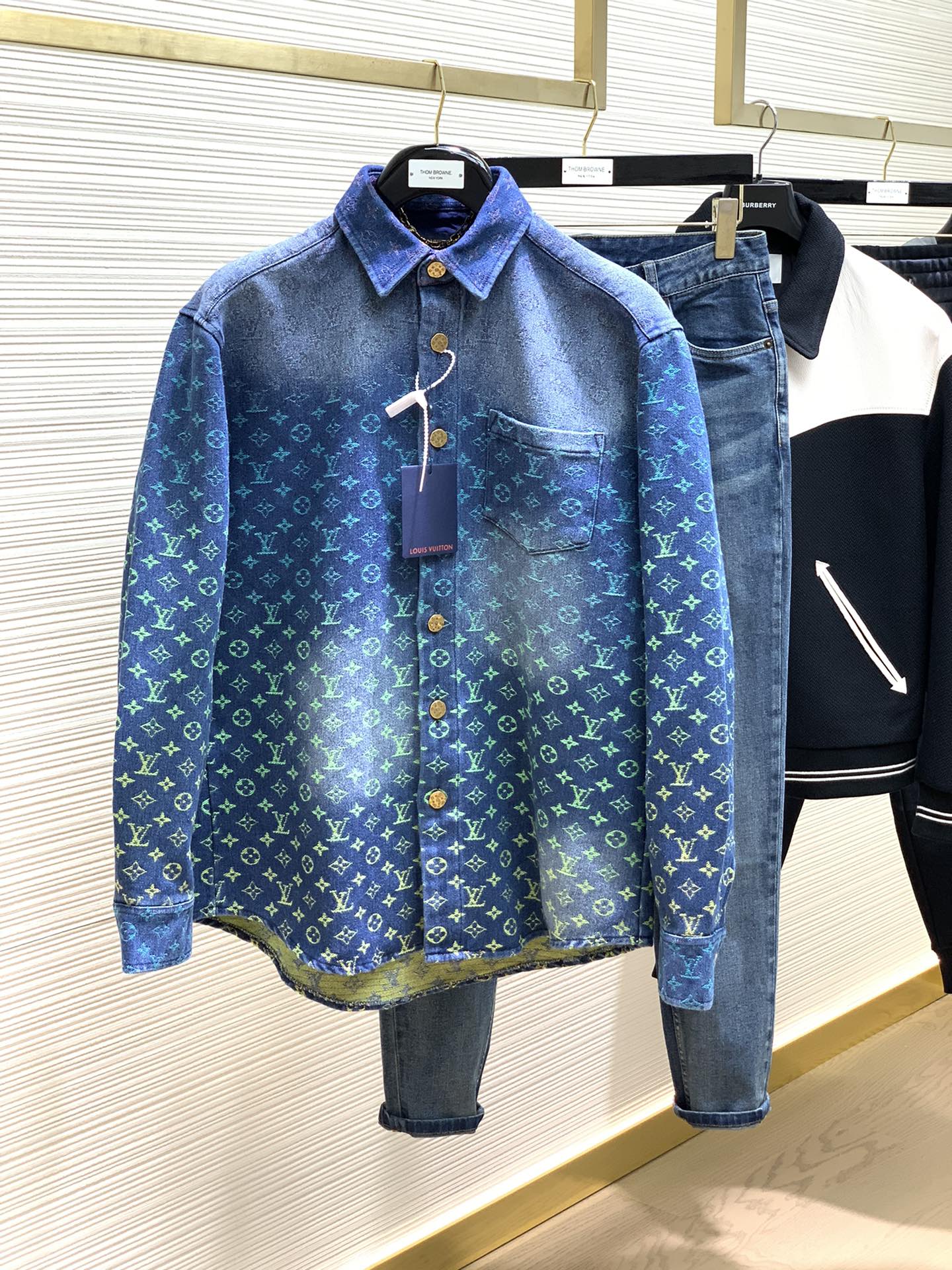 Louis Vuitton Clothing Coats & Jackets Printing Fall/Winter Collection Fashion Casual