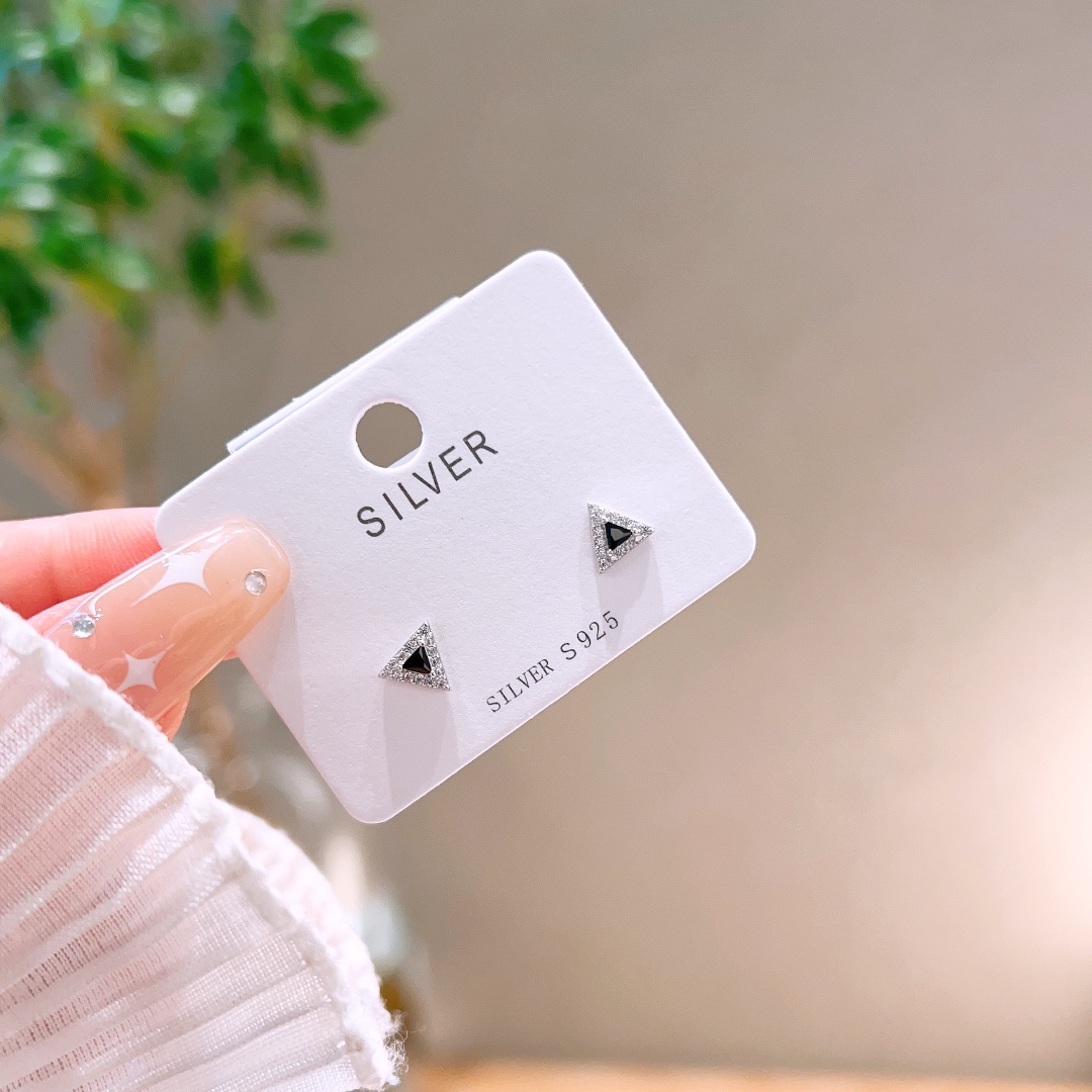 Hochglanzpoliertes Silber Ohrringe Zart Weihnachten Gold