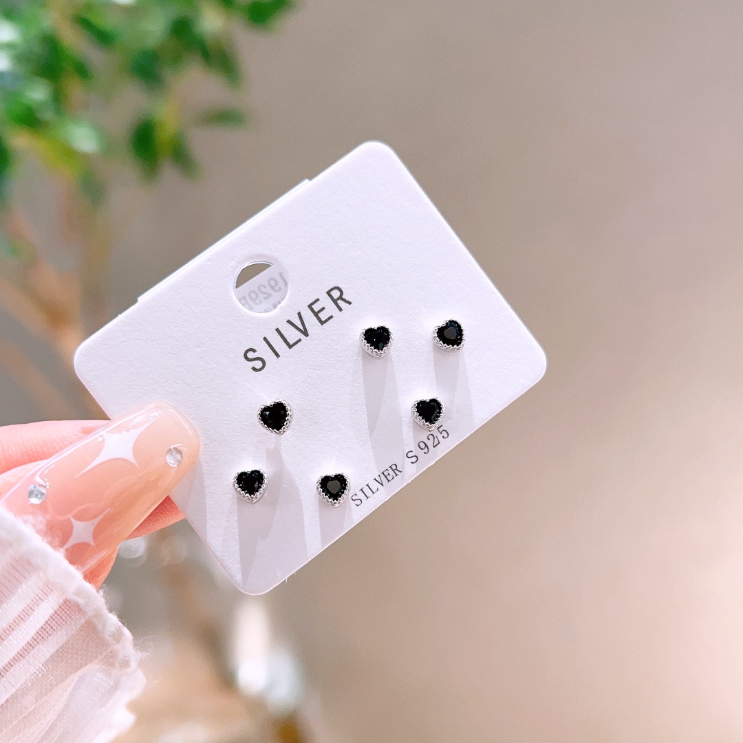 Nickelfreies Silber Ohrringe Niedlich Verabredung Silber