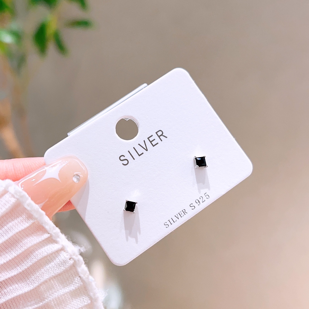 925 Silber Ohrringe Rein Jahrestag Gold