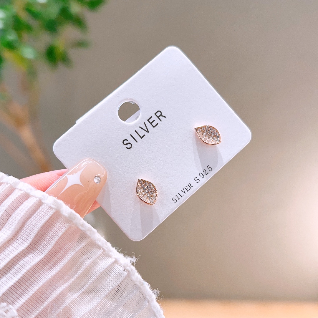 Nickelfreies Silber Ohrringe Einzigartig Hauseinweihung Silber