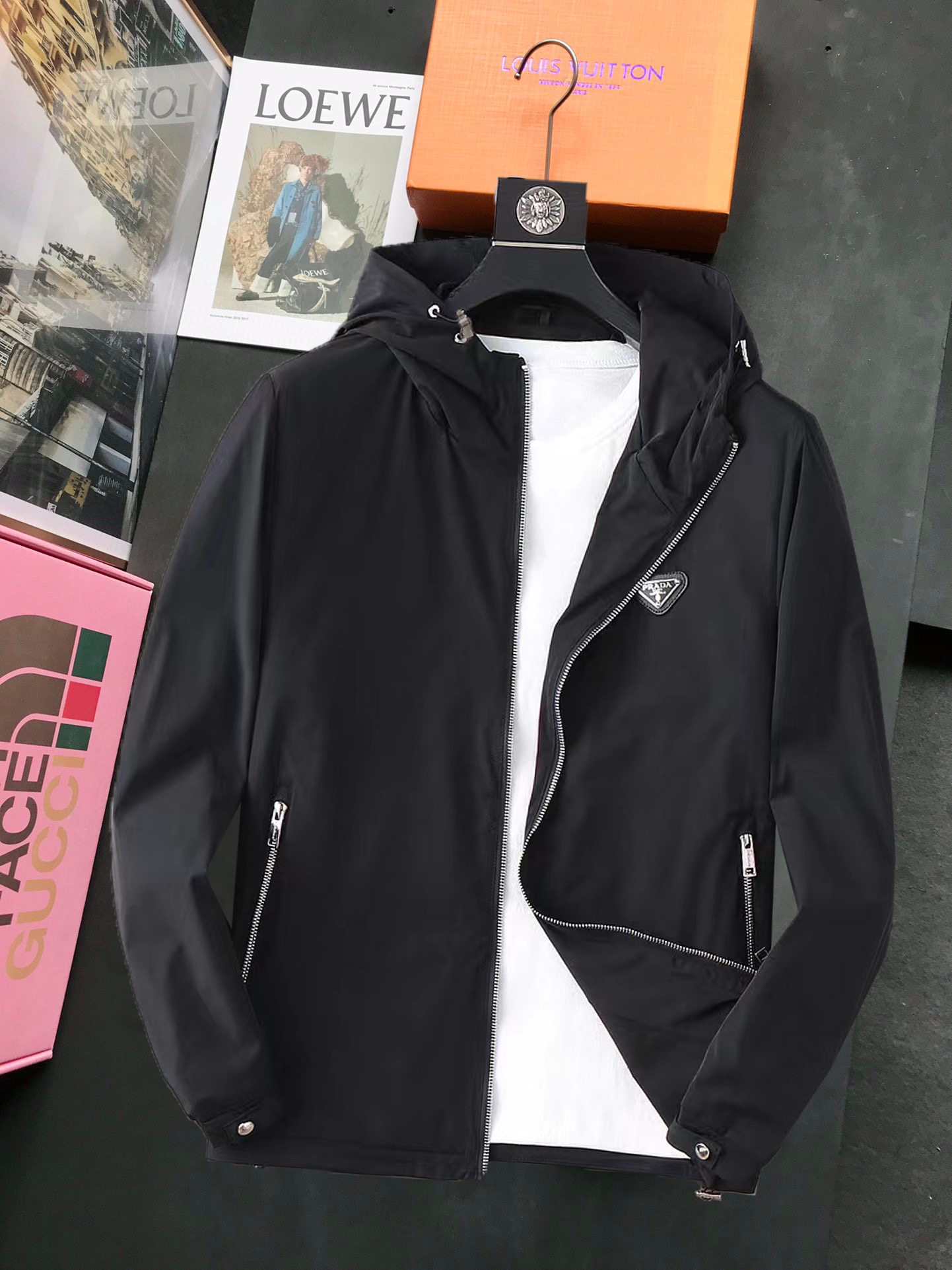 Prada Clothing Coats & Jackets Luxury Fake
 Men Fall Collection Casual