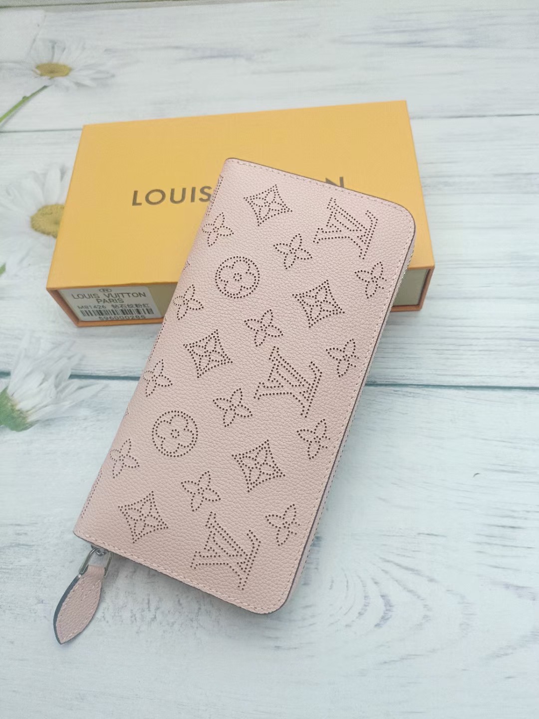 Leather long wallet available colors