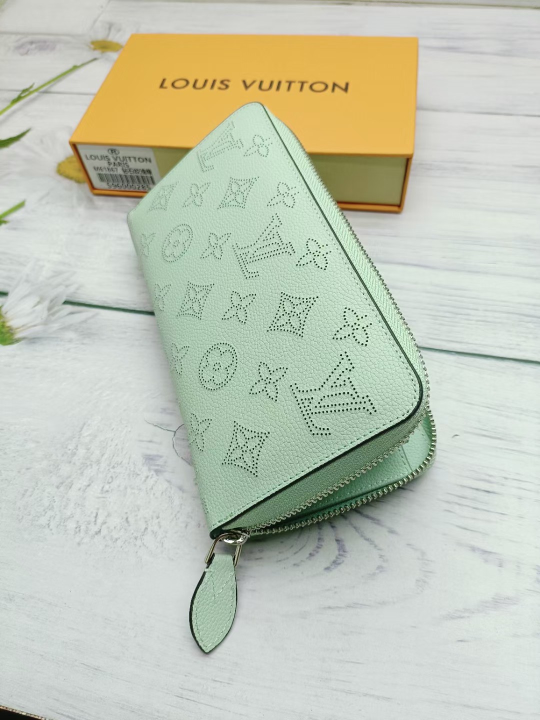 Leather long wallet - available colors