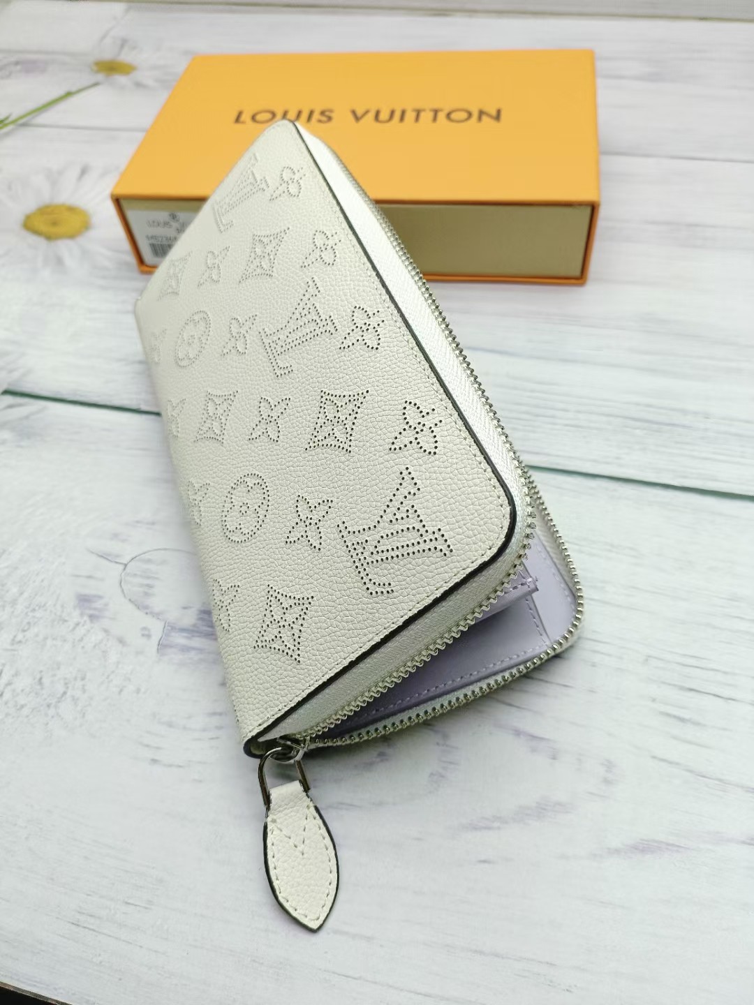 Leather long wallet - available colors