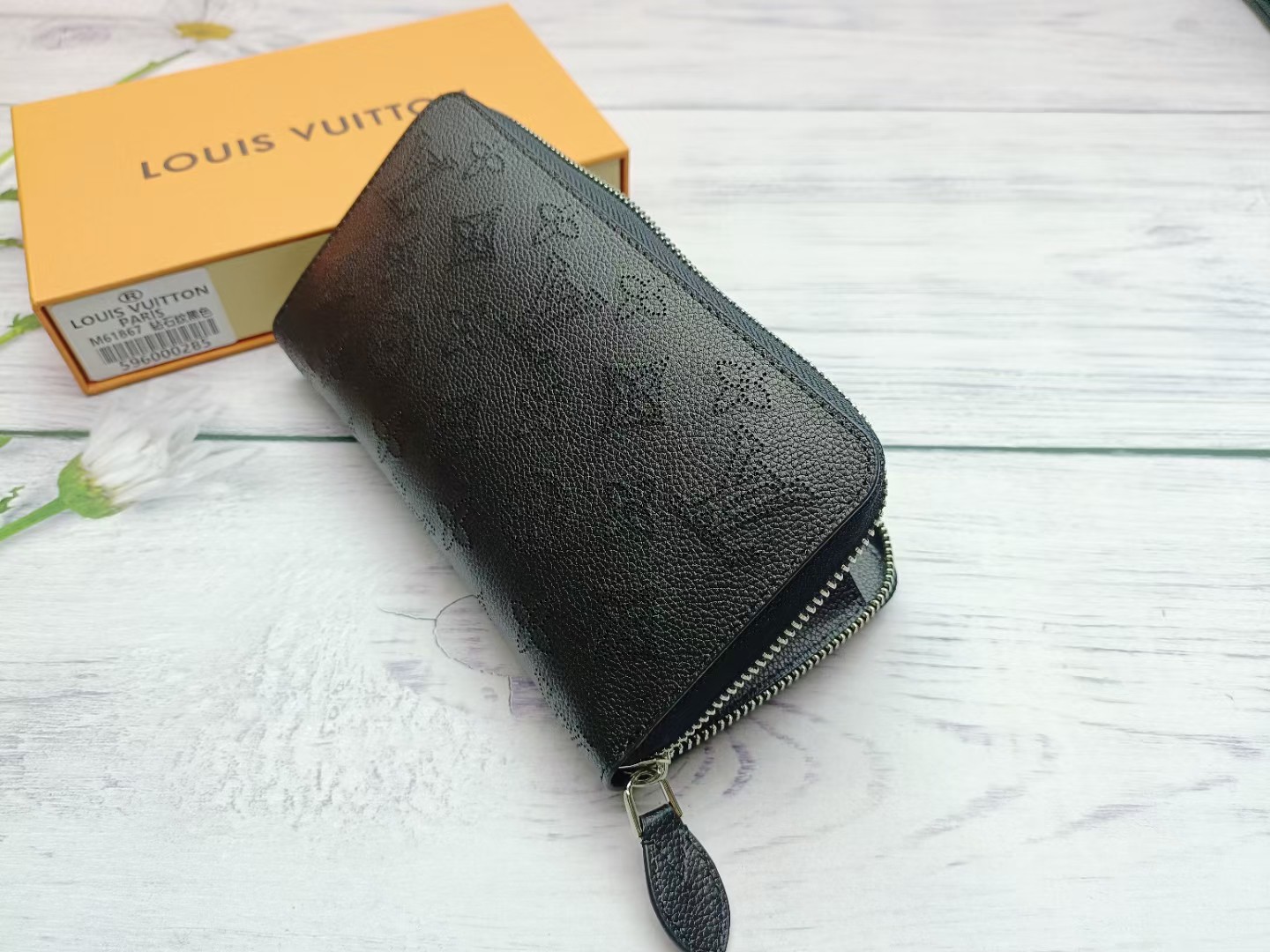 Leather long wallet - available colors