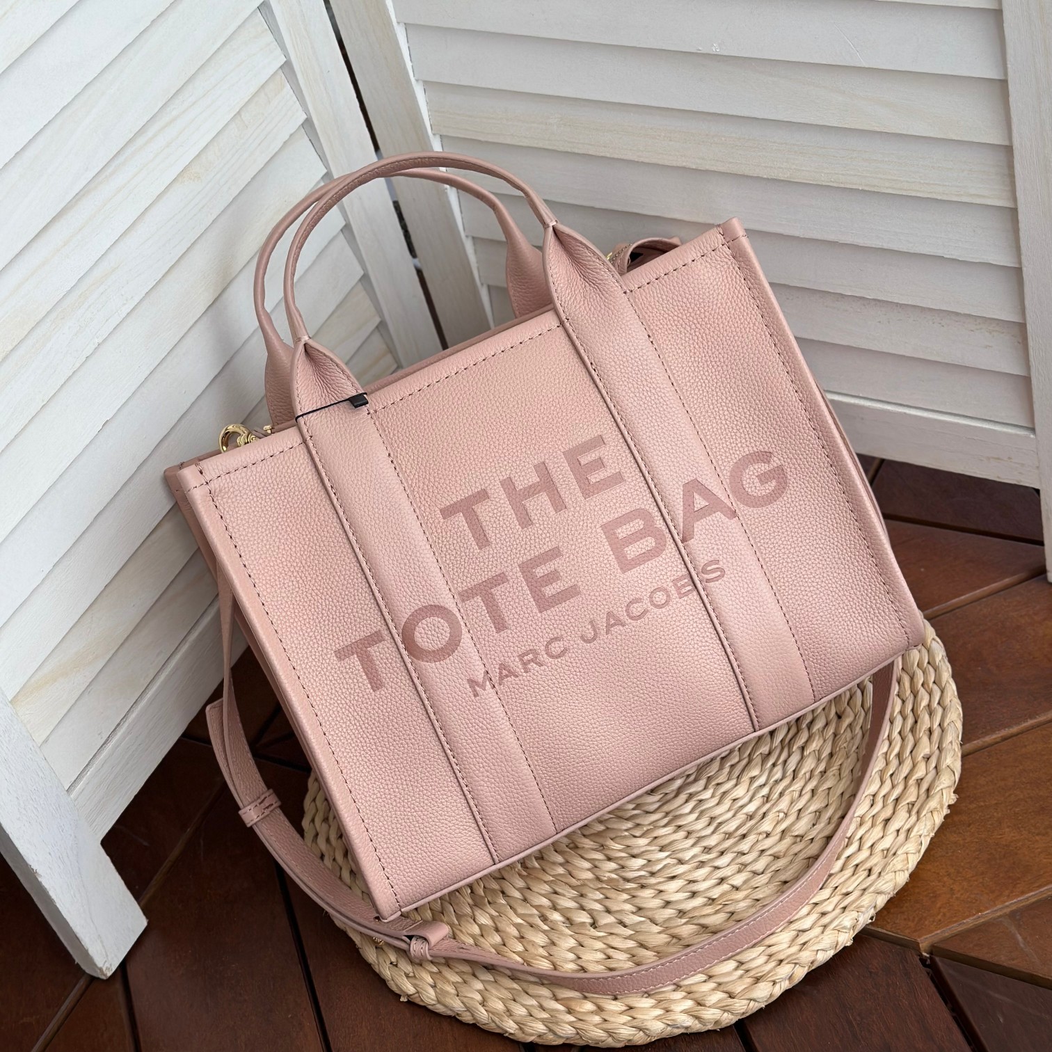 Marc Jacobs ～托特皮 玫瑰粉小号33cm
