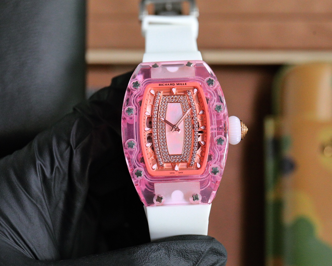 Richard Mille Ladies RM07-02 Pink Lady Sapphire Watch: Technical Perfection for Women