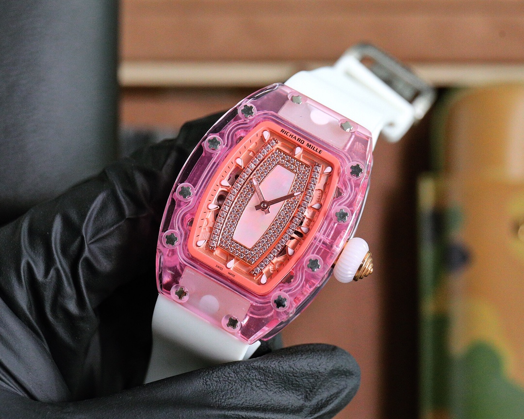 Richard Mille Ladies RM07-02 Pink Lady Sapphire Watch: Technical Perfection for Women - 图片 3